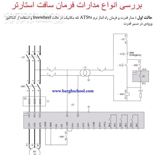 دانلود بررسی تخصصی مدارات سافت استارتر - دانلود کتاب ATS48 - سافت گذر