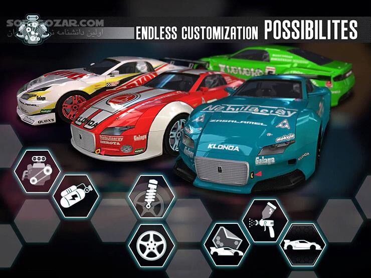 دانلود Ridge Racer Slipstream 2.5.4 for Android +4.1 - دانلود بازی مسابقات رانندگی برای اندروید - سافت گذر