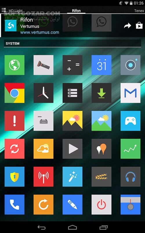 دانلود Rifon Icon 18.6.1 for Adnroid +4.0 - دانلود آیکون برای اندروید - سافت گذر