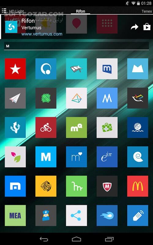 دانلود Rifon Icon 18.6.1 for Adnroid +4.0 - دانلود آیکون برای اندروید - سافت گذر