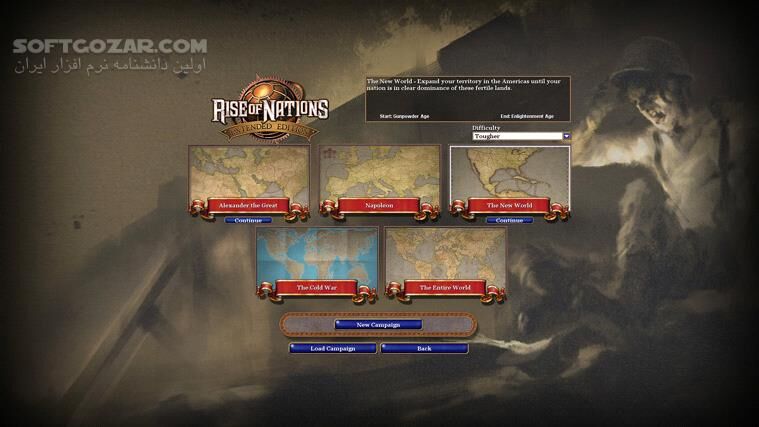 دانلود Rise of Nations - Extended Edition - دانلود بازی قیام ملل - نسخه‌ی کامل و بهبود یافته - سافت گذر