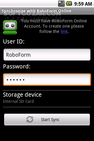 دانلود RoboForm 8.10.6.17 for Android +2.2 - دانلود نرم افزار معروف و قدرتمند ذخیره پسوردهای اینترنتی برای اندروید - سافت گذر
