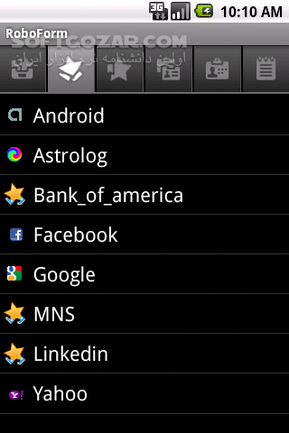 دانلود RoboForm 8.10.6.17 for Android +2.2 - دانلود نرم افزار معروف و قدرتمند ذخیره پسوردهای اینترنتی برای اندروید - سافت گذر