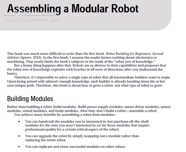 دانلود Intermediate Robot Building - دانلود کتاب Learning Robot Building - سافت گذر