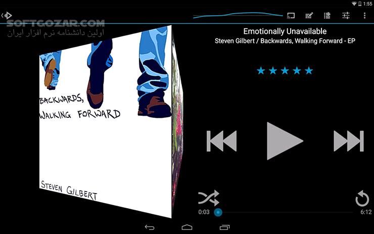 دانلود Rocket Music Player Premium 5.17.8 for Android +4.0 - دانلود راکت موزیک پلیر برای اندروید - سافت گذر