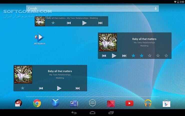 دانلود Rocket Music Player Premium 5.17.8 for Android +4.0 - دانلود راکت موزیک پلیر برای اندروید - سافت گذر