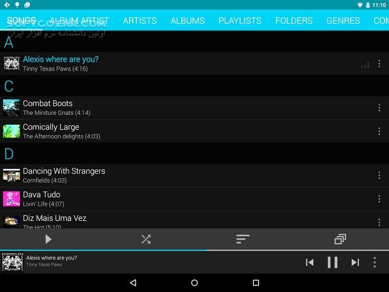 دانلود Rocket Player : Music Player 5.13.100 for Android +4.1 - دانلود راکت پلیر برای اندروید - سافت گذر