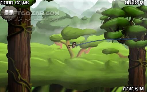 دانلود Rope Escape 1.22 for Android +2.3 - دانلود پرش با طناب برای اندروید - سافت گذر