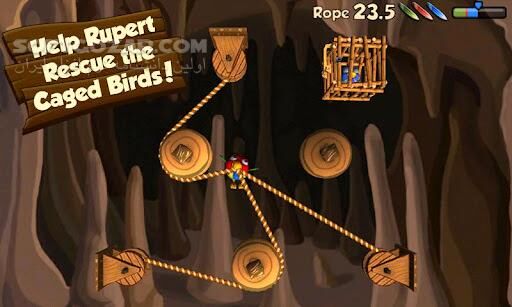 دانلود Rope Rescue 1.252 for Android +2.2 - دانلود بازی نجات پرنده برای اندروید - سافت گذر
