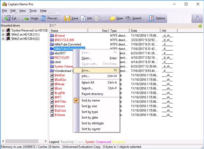 دانلود Runtime Captain Nemo Pro 7.04 - دانلود دسترسی مستقیم به درایوها و فایل‌سیستم‌های غیرقابل‌دسترسی در محیط ویندوز - سافت گذر