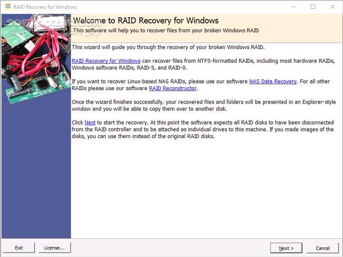 دانلود Runtime RAID Recovery for Windows 4.04 - دانلود ریکاوری RAID - سافت گذر