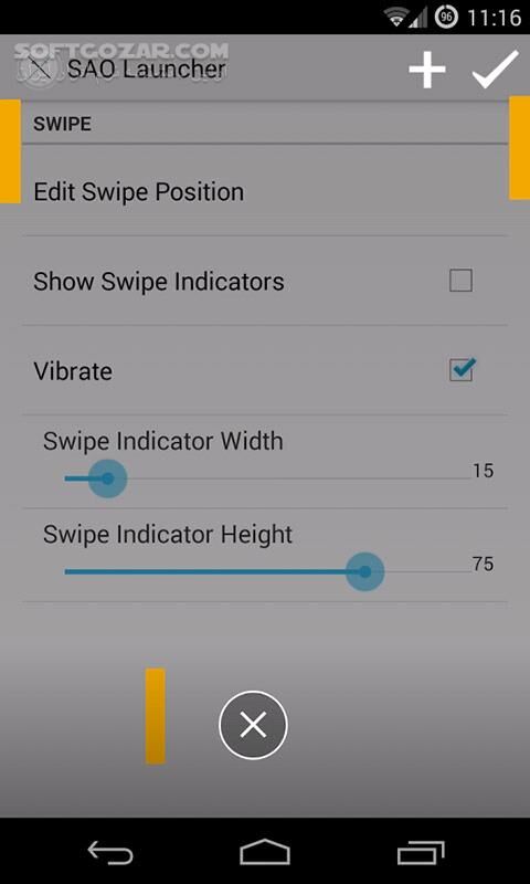 دانلود SAO Launcher PRO 4.0.3 for Adnroid +4.0 - دانلود لانچر ویژه اندروید برای اندروید - سافت گذر
