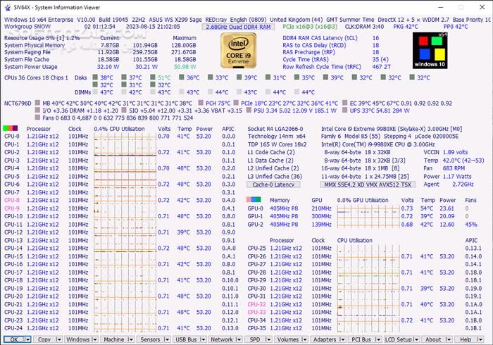 دانلود SIV (System Information Viewer) 5.77 - دانلود مشاهده کامل اطلاعات سخت افزاری - سافت گذر