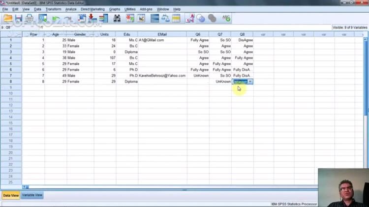 دانلود دورهٔ آموزش ویدئویی نرم‌افزار آماری SPSS به زبان فارسی - دانلود آموزش اس پی اس اس - سافت گذر