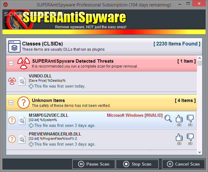 دانلود SUPERAntiSpyware Professional X 10.0.1280 + Offline Update - دانلود ضد جاسوس سوپر آنتی اسپایور - سافت گذر