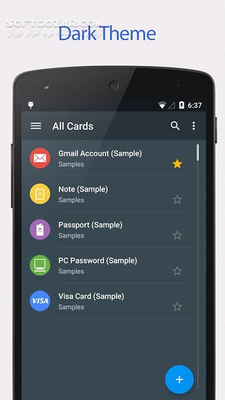 دانلود SafeInCloud Password Manager 22.2.7 for Android +5.0 - دانلود ذخیره ساز اطلاعات شخصی و محرمانه برای اندروید - سافت گذر