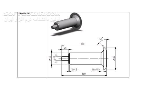 دانلود نمونه قطعات صنعتی مدل سازی شده با نرم افزار SolidWorks - دانلود کتاب سالید ورک و مدل سازی با آن - سافت گذر
