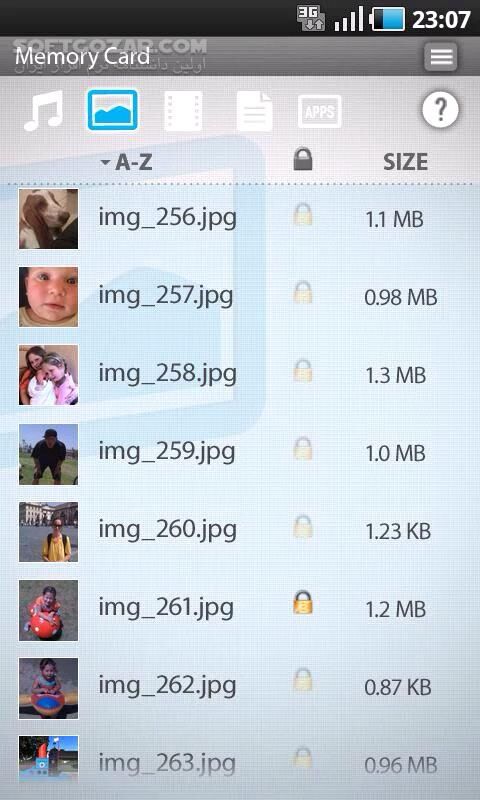 دانلود SanDisk Memory Zone 4.1.24 for Android +4.0 - دانلود فایل منیجر سندیسک برای اندروید - سافت گذر
