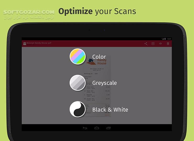 دانلود Scanbot Pro 7.6.2 for Android +4.0 - دانلود ربات اسکنر حرفه ای برای اندروید - سافت گذر