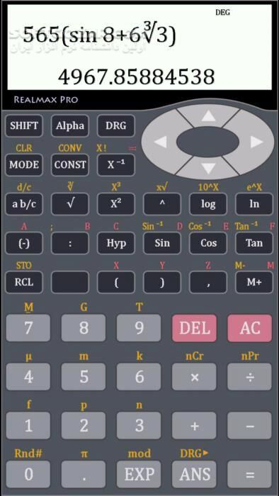 دانلود Scientific Calculator Pro 8.1.3 for Android +9.0 - دانلود ماشین حساب مهندسی برای اندروید - سافت گذر