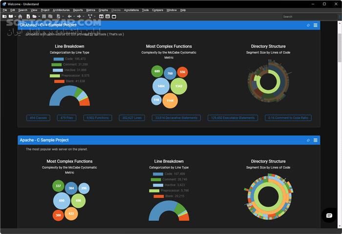دانلود Scientific Toolworks Understand 7.2 Build 1241 - دانلود تحلیل کد - سافت گذر