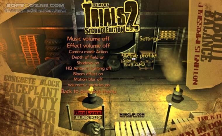 دانلود Trials 2 Second Edition - دانلود بازی طی کردن موانع با موتور پرشی - سافت گذر