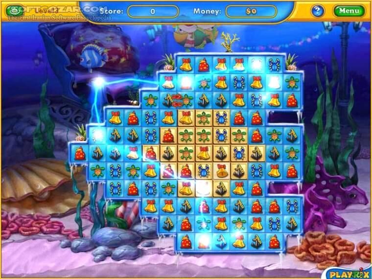 دانلود Fishdom Frosty Splash - دانلود بازی حل پازل جهت ارتقا آکواریوم - سافت گذر