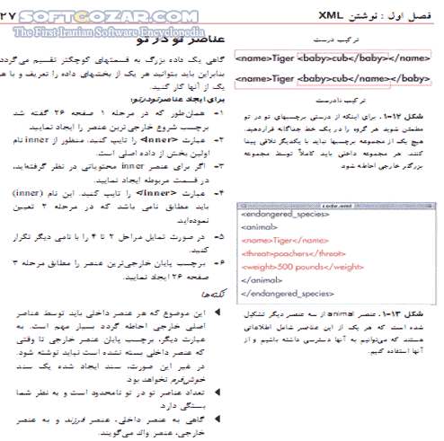 دانلود آموزش XML - دانلود کتاب آموزش ایکس ام ال - سافت گذر