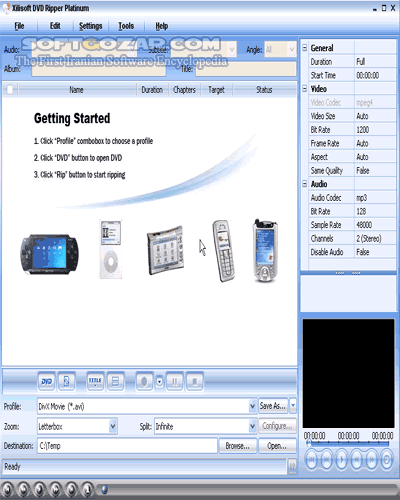 دانلود آموزش تصویری  Xilisoft DVD Ripper Platinum - دانلود کتاب آموزش ایکسیلی سافت دی وی دی ریپر - سافت گذر