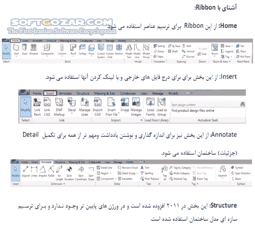 دانلود آموزش نرم افزار Revit Autodesk - دانلود کتاب آموزش ریویت اتودسک - سافت گذر