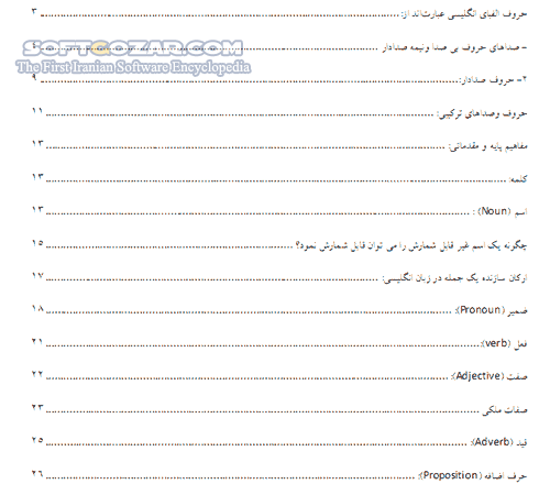 دانلود آموزش پایه ای و مقدماتی زبان انگلیسی - دانلود کتاب آشنایی با زبان انگلیسی مقدماتی و گرامر آن در سطح پایه ای - سافت گذر