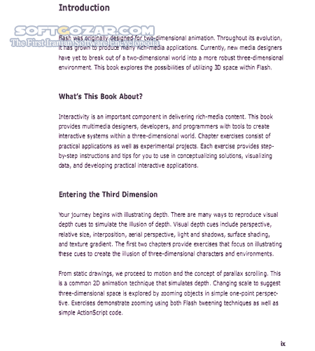 دانلود Learning Software 3D Flash - دانلود کتاب آموزش تری دی فلش - سافت گذر