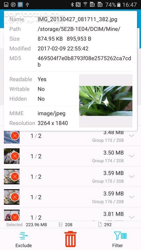 دانلود Search Duplicate File 4.119 for Android +2.2.3 - دانلود جستجوی فایل تکراری برای اندروید - سافت گذر