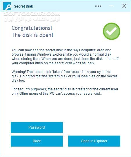 دانلود Secret Disk Professional 2025.315 - دانلود مخفی کردن فایل‌ها و پوشه‌های خصوصی - سافت گذر