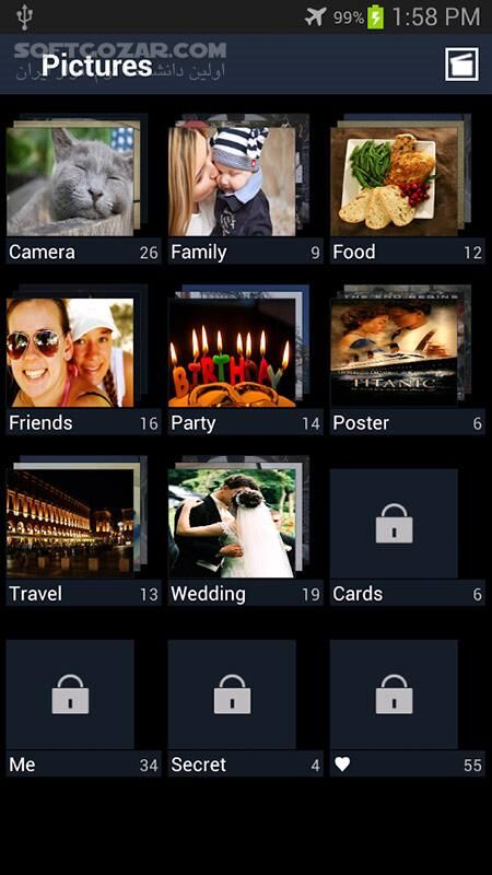 دانلود Secure Gallery Premium 3.3.3 for Android - دانلود رمز گذاری بر روی تصاویر و فیلم ها برای اندروید - سافت گذر