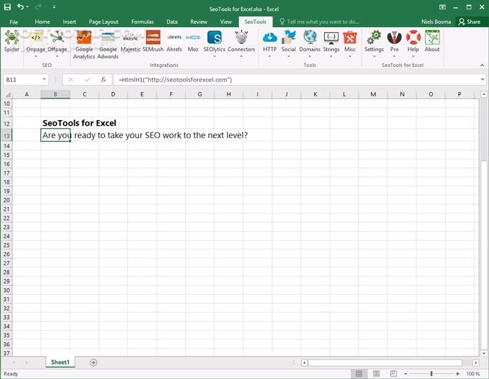 دانلود SeoTools for Excel 10.0.2 - دانلود بهینه‌سازی موتور جستجو - سافت گذر