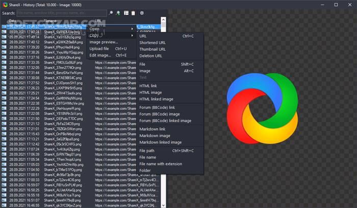 دانلود ShareX 17.1.0 - دانلود گرفتن عکس و فیلم از صفحه کامپیوتر - سافت گذر