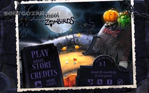 دانلود Shoot The Zombirds 1.14 for Android +2.3 - دانلود شکار زامبی های پرنده برای اندروید - سافت گذر