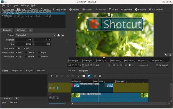 دانلود ShotCut 25.10 - دانلود ویرایش ویدئو - سافت گذر