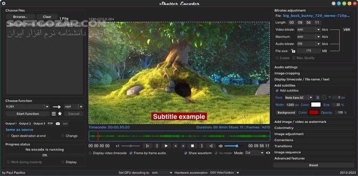 دانلود Shutter Encoder 19.6 - دانلود تبدیل، فشرده‌سازی و مدیریت فایل‌های ویدئویی و صوتی - سافت گذر