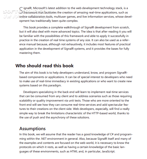 دانلود SignalR Programming in Microsoft ASP.NET - دانلود کتاب آموزش SignalR - سافت گذر