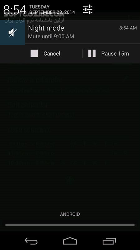 دانلود Silence Premium Do Not Disturb 2.61 for Android +5.0 - دانلود مزاحم نشو!! برای اندروید - سافت گذر