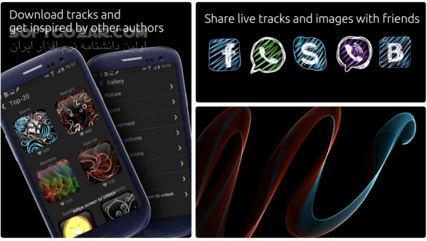 دانلود Silk Paints Drawing 4.6.6 Unlocked for Android +3.0 - دانلود نرم افزاری جادویی برای طراحی در اندروید برای اندروید - سافت گذر