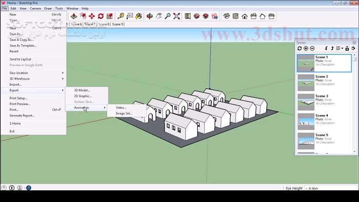 دانلود دوره ویدئویی آموزش کامل SketchUp به زبان فارسی - دانلود آموزش کامل اسکچاپ - سافت گذر