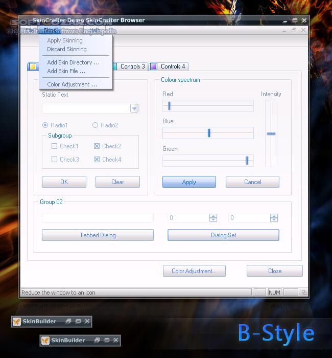 دانلود SkinCrafter for VS 2005-2008-2010 v3.5.0.0 x86/x64 / 3.7.1 for VS 2005-2008 - دانلود بهترین نرم افزار برای تغییر پوسته و رابط کاربری نرم افزار شما (مخصوص برنامه نویسان) - سافت گذر