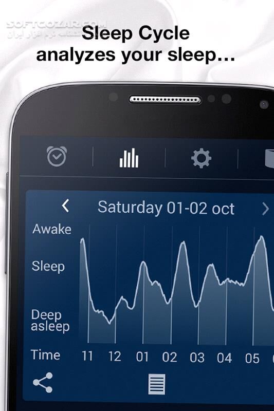 دانلود Sleep Cycle: alarm clock 4.25.35 for Android +8.0 - دانلود آلارم‌ کارساز اسلیپ‌ سایکل برای اندروید - سافت گذر