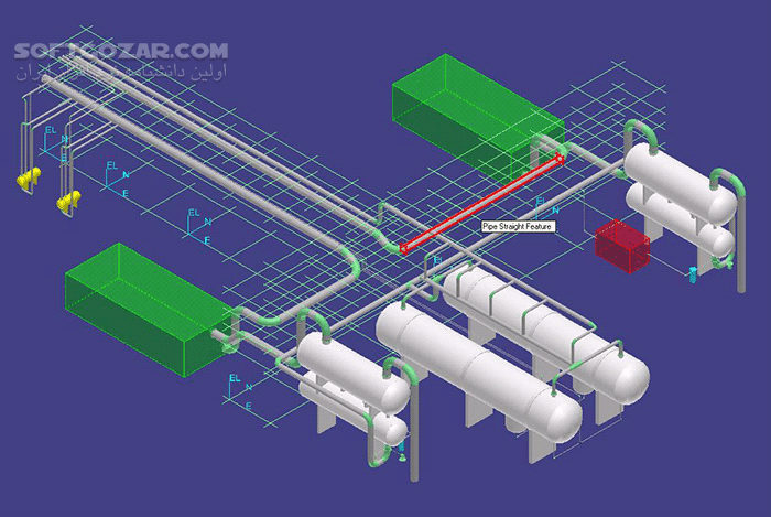 دانلود Intergraph SmartPlant 3D 2011 R1 + Crack Video Tutorial - دانلود طراحی كامل كارخانه، مجتمع نفت، گاز و پتروشیمی به صورت كاملاً پیشرفته + آموزش ویدیویی کرک - سافت گذر