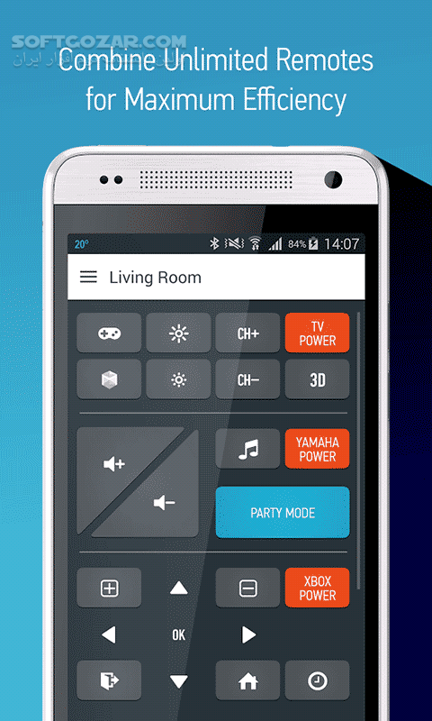 دانلود AnyMote Smart Remote 4.6.9 for Android +4.0 - دانلود ریموت کنترل برای اندروید - سافت گذر