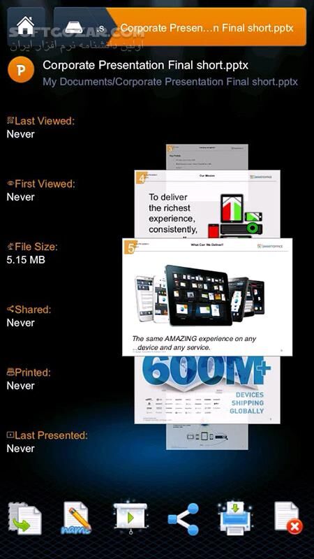 دانلود Smart Office 3.13.10 for Android +2.2 - دانلود نمایش و ویرایش فایلهای آفیس برای اندروید - سافت گذر