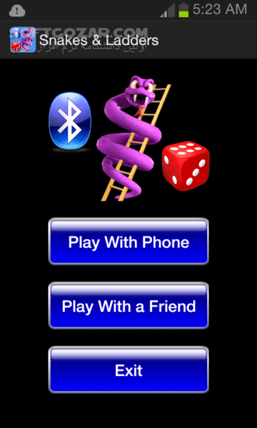 دانلود Snake & Ladders Bluetooth Game 2.3 for Android +2.1 - دانلود بازی محبوب و پر طرفدار مار و پله برای اندروید تحت شبکه بلوتوث برای اندروید - سافت گذر